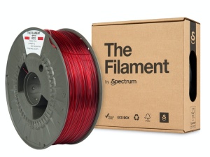 The Filament PETG 1.75mm Transparent Red 1kg
