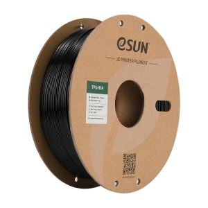 Filament elastic TPU eSUN Negru 1,75 mm 1 kg