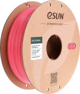 Filament eSUN e PLA Mat Strawberry Red (Rosu - Capsune) 1.75 mm 1 kg