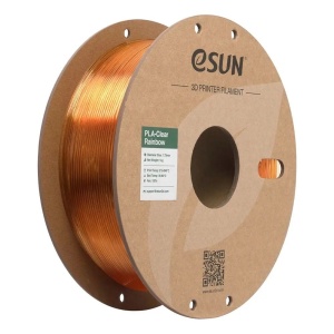 Filament eSUN PLA Clear Rainbow Flame Crystal 1,75 mm 1 KG