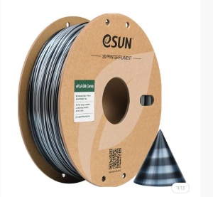 Filament eSUN PLA Dualcolor Silk Candy Silver Black 1,75 mm 1 KG