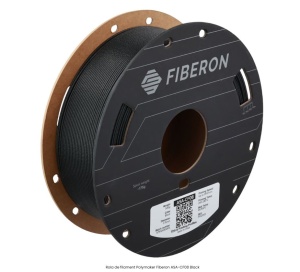 Filament Fiberon ASA-CF08 negru 1.75 mm 500g