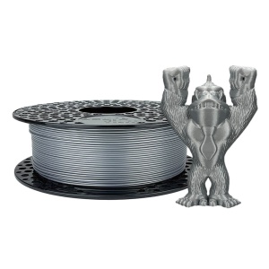 Filament PETG Azure Silver ( argintiu) 1.75 mm 1kg - Img 1