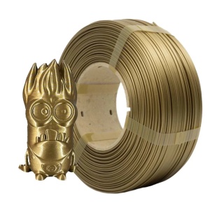 Filament PLA Refill Azure Film Auriu 1.75 mm 1 kg - Img 1