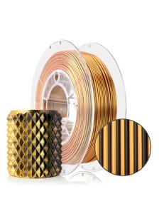 Filament Rosa 3D PLA Magic Silk Mistic Tiger (black + orange) 1,75mm 300g