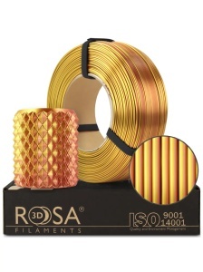 Filament Rosa 3D ReFill PLA Magic Silk Gold-Copper 1,75mm 1Kg