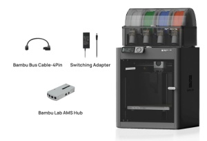 Bambu Lab P1S AMS 2 Pro Combo + Hub Printer 3D