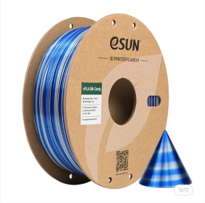 Filament eSUN PLA Dualcolor Silk Candy Silver Blue1,75 mm 1 KG