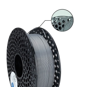Filament PETG AzureFilm Silver ( argintiu) 1.75 mm 1kg - Img 2