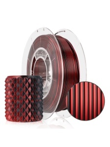 Filament Rosa 3D PLA Magic Silk Mistic Red (black + red) 1,75mm 300g