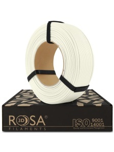 Filament Rosa 3D ReFill PLA Starter White Pearl Satin 1,75mm 1Kg