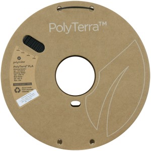 PolyTerra PLA 1.75mm Charcoal Black (Negru) 1kg - Img 3