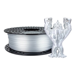 Filament AzureFilm Pla Silk Silver (argintiu) 1.75 mm 1 KG