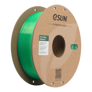 Filament eSUN PLA Clear Rainbow Translucent Blue Green 1,75 mm 1 KG