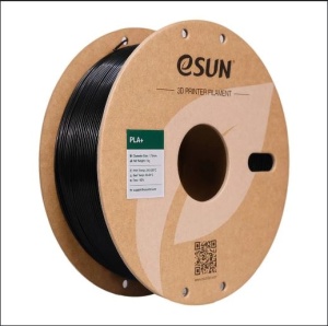 Filament eSUN PLA+ Negru 1,75 mm 1 KG