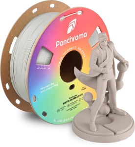 Filament Polymaker Panchroma PLA Matte Muted White (Alb) 1kg 1.75mm