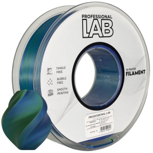 Filament Profesional LAB Silk PLA Tricolor Oceans Embrace ( Albastru Marin ) 1.75 mm 1 kg