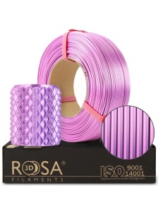 Filament Rosa 3D ReFill PLA Magic Silk Pink Dynamic (pink + violet) 1,75mm 1Kg