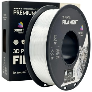 Filament Smart Print Silk PLA White 1.75 mm 1 kg