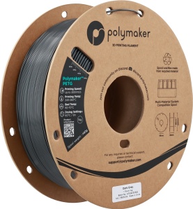 Polymaker PETG HS 1.75mm Dark Gray 1kg 1.75 mm