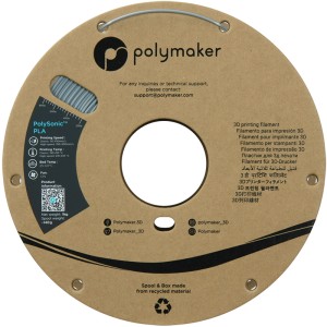 PolySonic PLA 1.75mm Grey (Gri) 1kg - Img 2