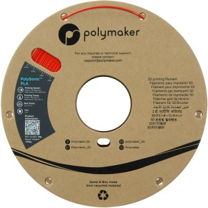 PolySonic PLA 1.75mm Red (Rosu) 1kg - Img 3