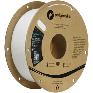 PolySonic PLA 1.75mm White (Alb) 1kg - Img 1