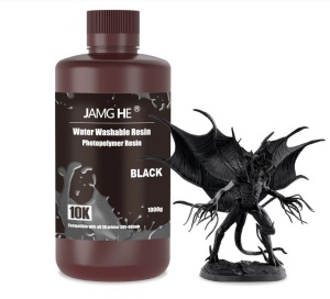 Rășină Jamg He Water Washable 10K Black 1 KG ( negru) - Img 1