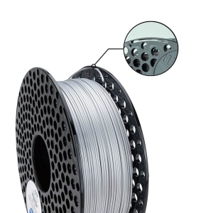 Filament AzureFilm Pla Silk Silver (argintiu) 1.75 mm 1 KG - Img 2