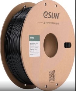 Filament eSUN PETG Solid Black 1.75 mm 1 kg