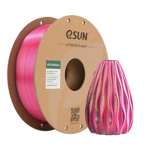 Filament eSUN PLA Silk Mystic filament Gold-Red-Green 1.75mm 1KG - Img 1