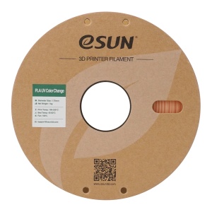Filament eSUN PLA-UV Color Change Orange 1,75 mm 1 KG - Img 4