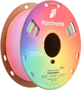 Filament POLYMAKER Panchroma™ Gradient PLA Satin Rainbow 1KG ,1.75 mm