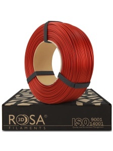 Filament Rosa 3D ReFill PLA Starter Red Jasper Satin 1,75mm 1Kg