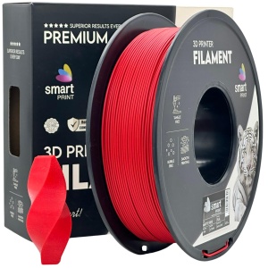 Filament Smart Print PLA Mat Red 1.75 mm 1 kg