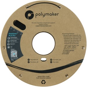 PolySonic PLA Pro 1.75mm Black (Negru) 1kg - Img 3