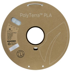 PolyTerra PLA 1.75mm Shadow Black (Alb-Negru) 1kg - Img 3