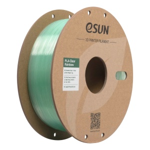 Filament eSUN PLA Clear Rainbow Cyan Crystal 1,75 mm 1 KG