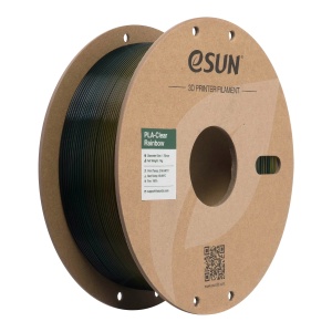 Filament eSUN PLA Clear Rainbow Translucent Yellow Green Blue 1,75 mm 1 KG