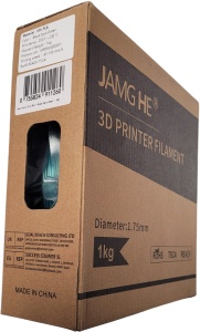 Filament Jamg He PLA Silk Dual-color Black Dark-Green (Negru Verde inchis) 1 KG 1.75 mm - Img 1