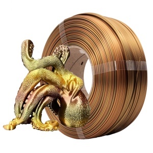 Filament PLA Refill AzureFilm Silk Rainbow Amber 1.75 mm 1 kg