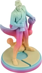 Filament POLYMAKER Panchroma™ Gradient PLA Satin Rainbow 1KG ,1.75 mm - Img 2