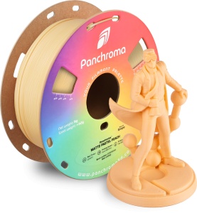 Filament POLYMAKER Panchroma™ PLA Matte Pastel Peach ( piersica ) 1KG ,1.75 mm - Img 2