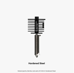 Hotend pentru Bambu Lab seria A1 0.6mm Hardened Steel