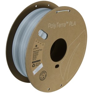PolyTerra PLA 1.75mm Shadow Black (Alb-Negru) 1kg - Img 4
