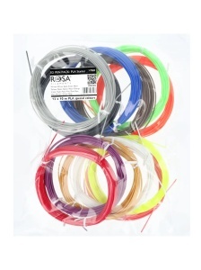 3D PEN PACK PLA 12 special colours x 10m - Img 2
