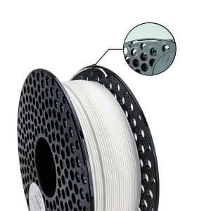 Filament ABS Plus Azure Film White ( alb ) 1.75 mm 1 kg - Img 1