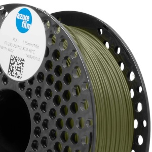 Filament AzureFilm Pla HS Mat Army Green (verde) 1.75 mm 1 KG - Img 2