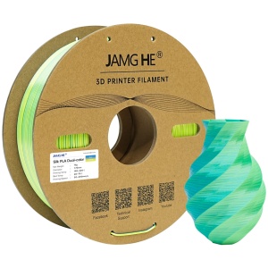 Filament Jamg He PLA Silk Dual/Tricolor Blue Yellow ( galben albastru)1 kg 1.75 mm