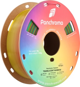 Filament POLYMAKER Panchroma™ Gradient PLA Translucent Rainbow 1KG ,1.75 mm